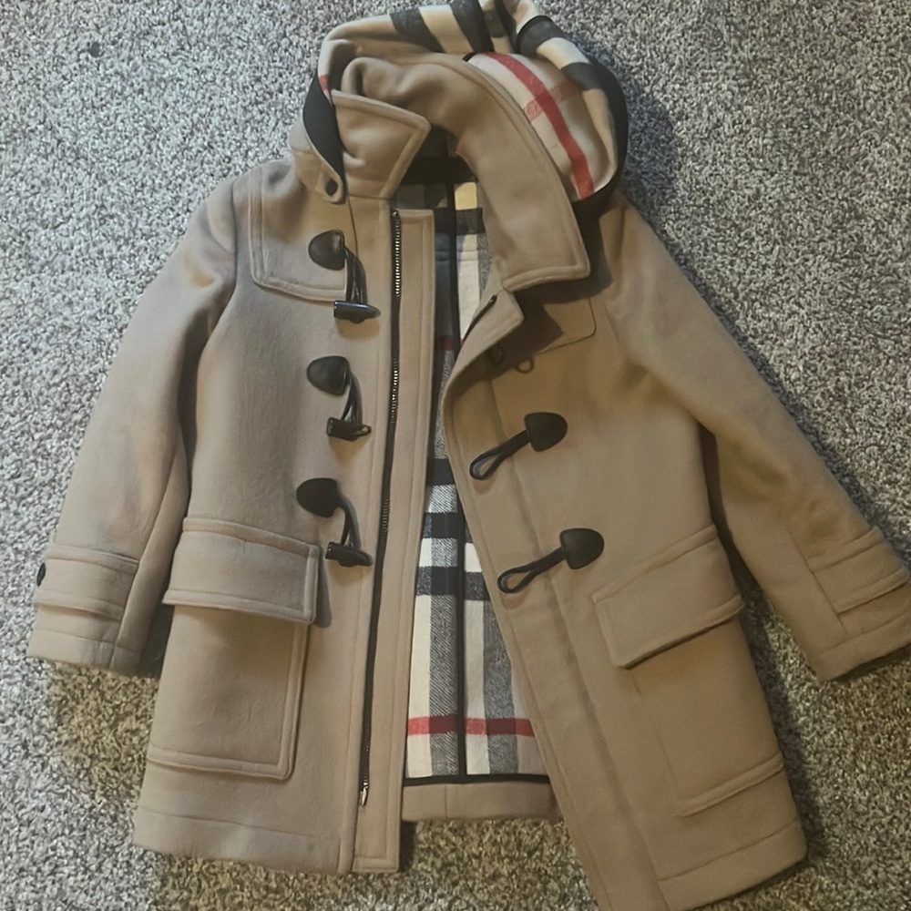 Children unisex Burberry Wool Coat